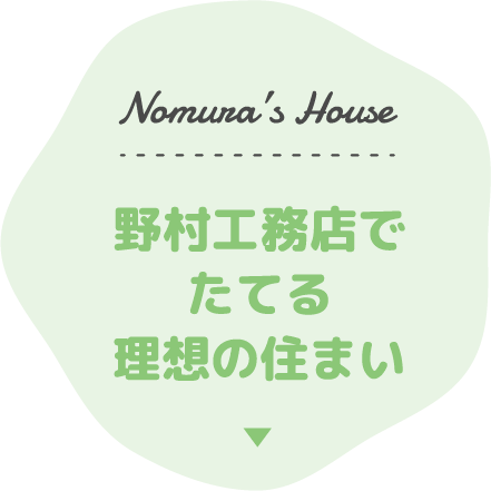 Nomura’s House 野村工務店でたてる理想の住まい