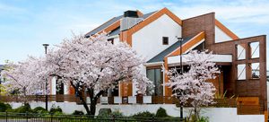 コンセプトハウス星田_外観と桜