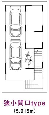 狭小間口type（5.915m）