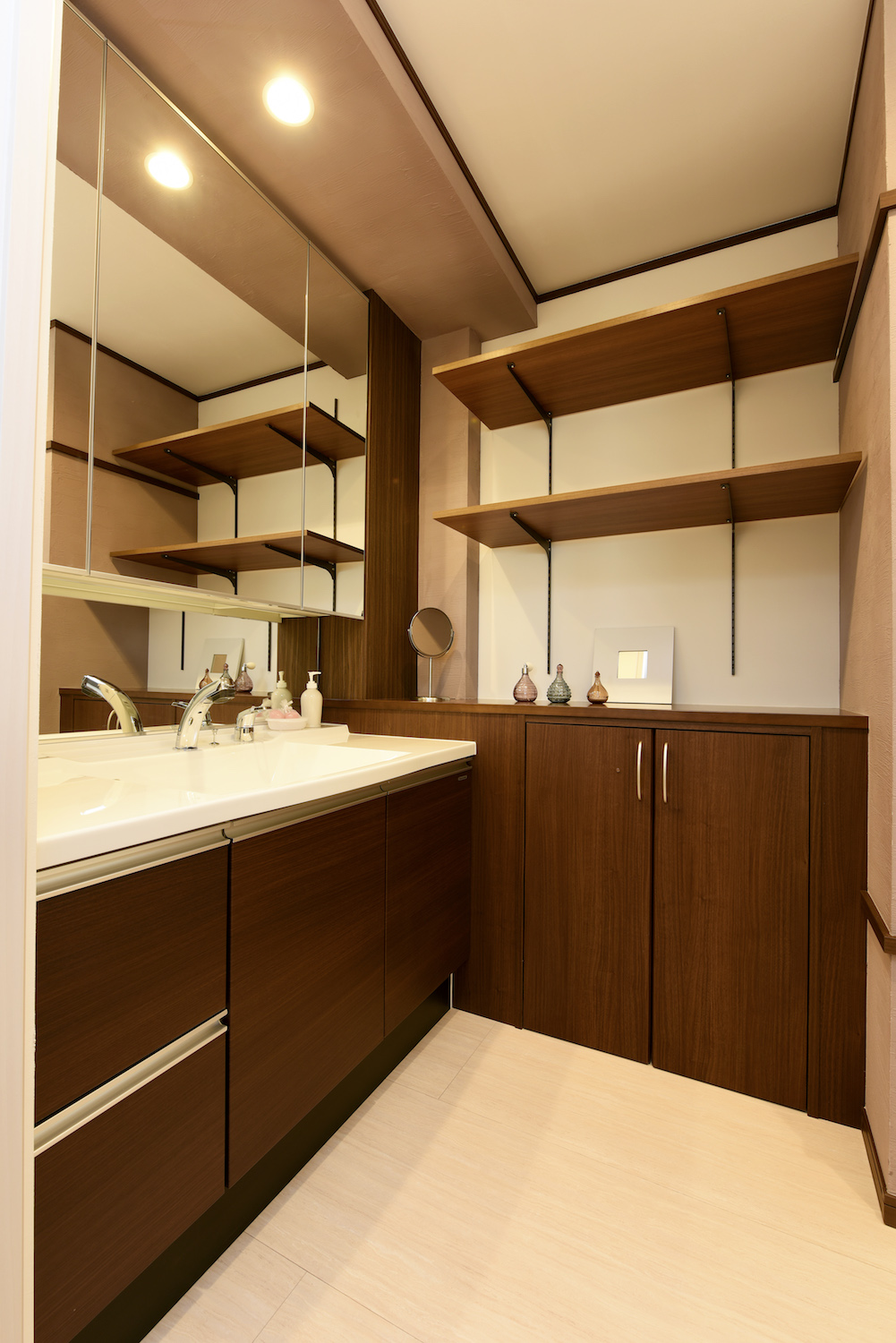 ホテルのように素敵な洗面室をつくりましょう 大阪の新築分譲 注文住宅 野村工務店 野村マガジン 株式会社 野村工務店