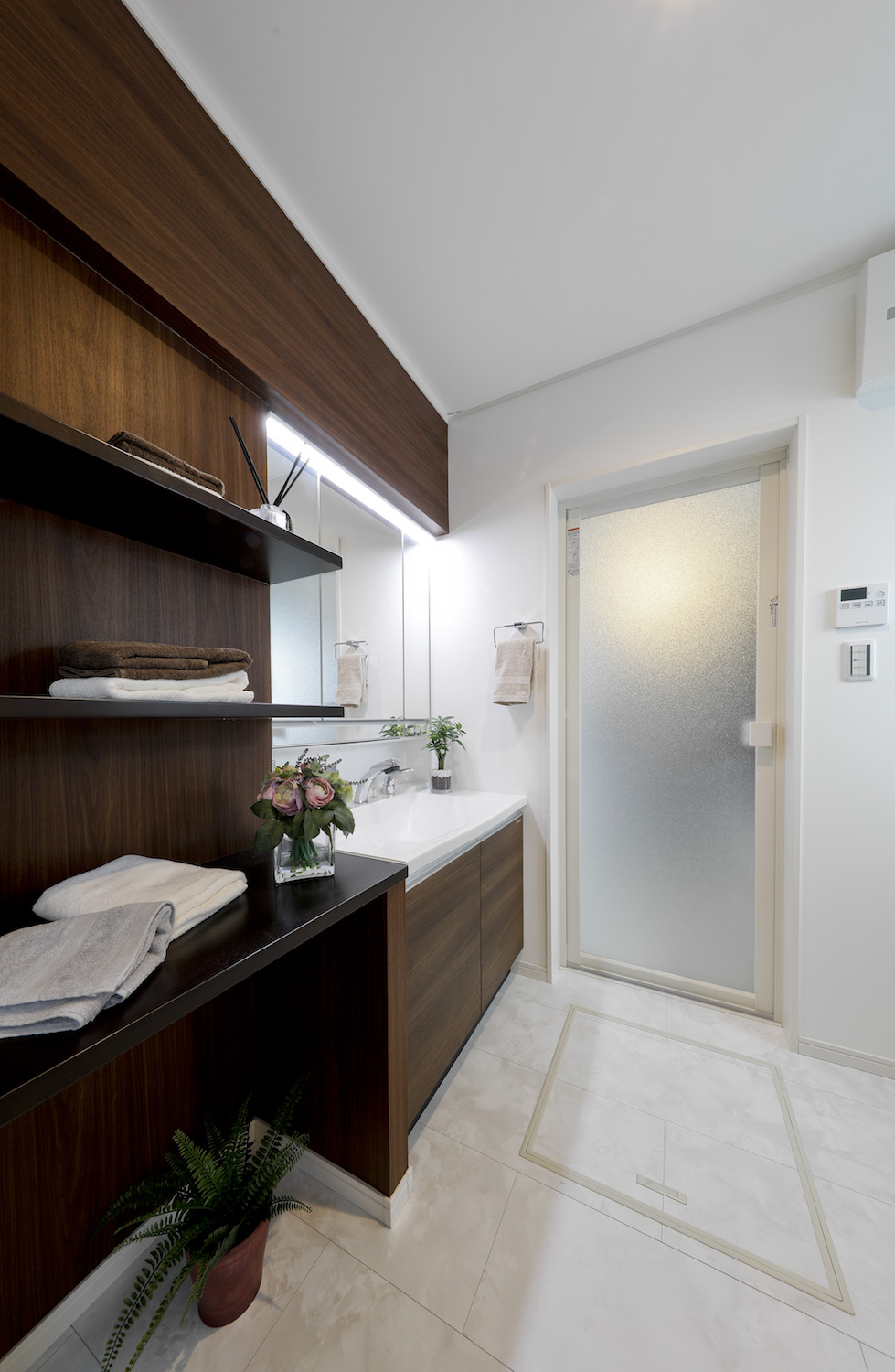 ホテルのように素敵な洗面室をつくりましょう 大阪の新築分譲 注文住宅 野村工務店 野村マガジン 株式会社 野村工務店