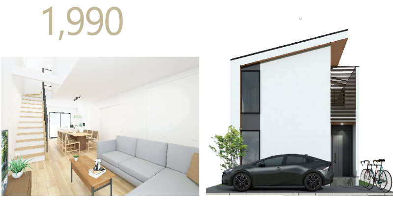 全方位から光と風を取り込む快適な家。