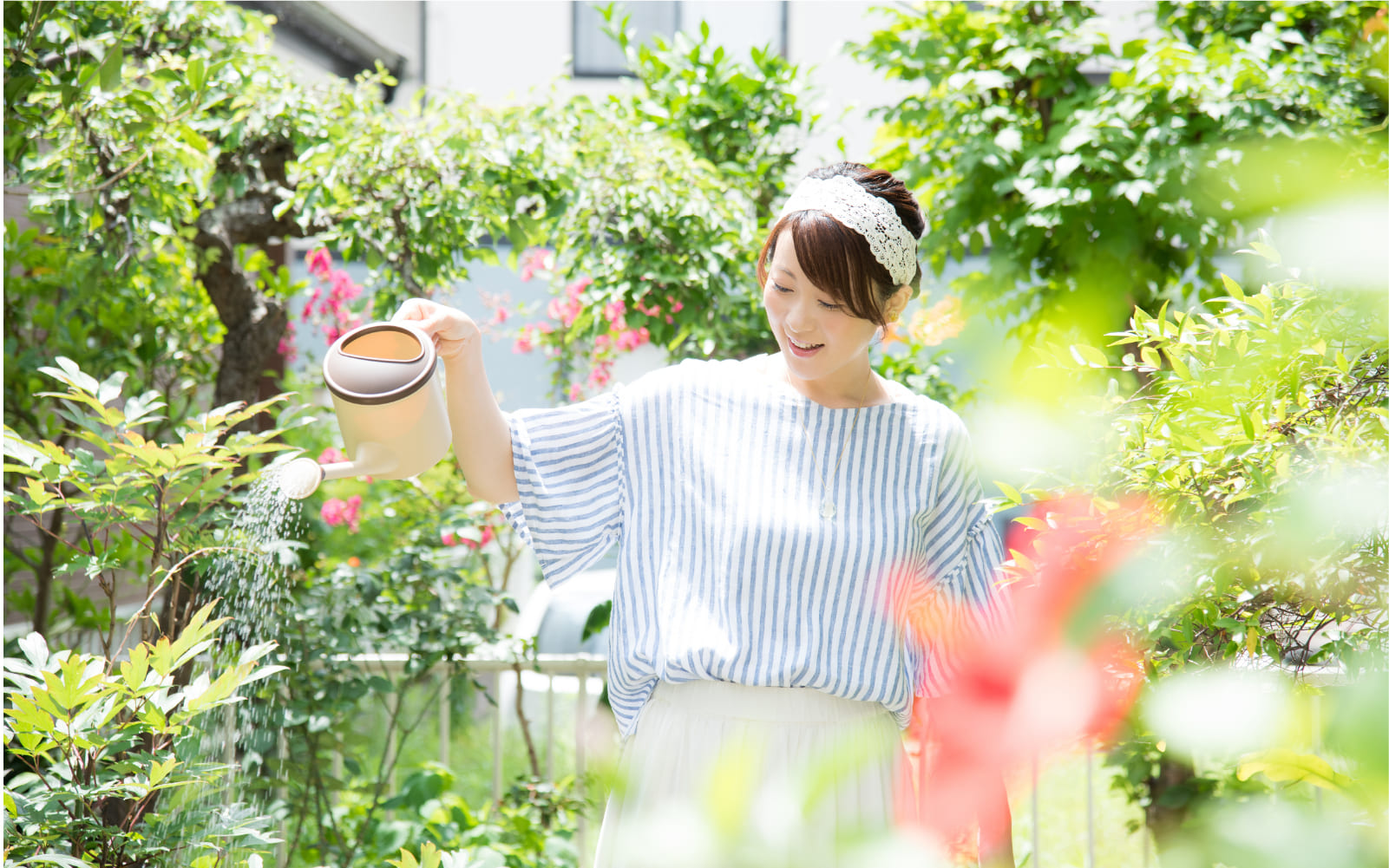 プライベートな庭＝外空間がある