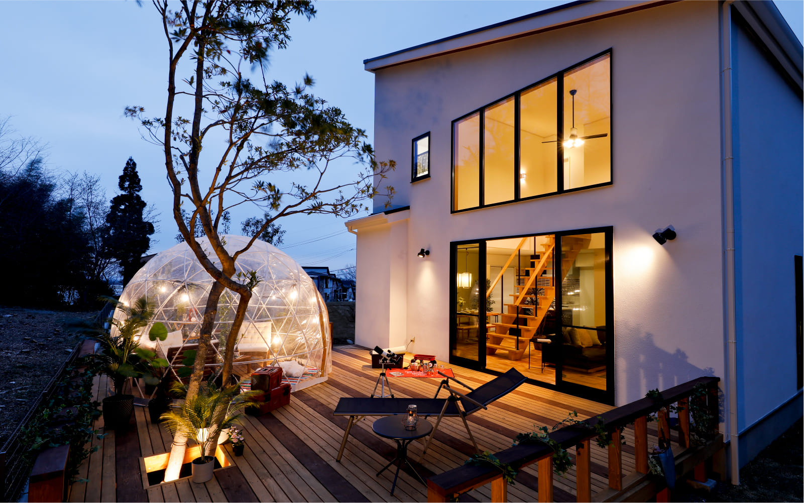 プライベートな庭＝外空間がある