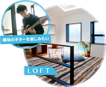 趣味のギターを楽しみたい LOFT